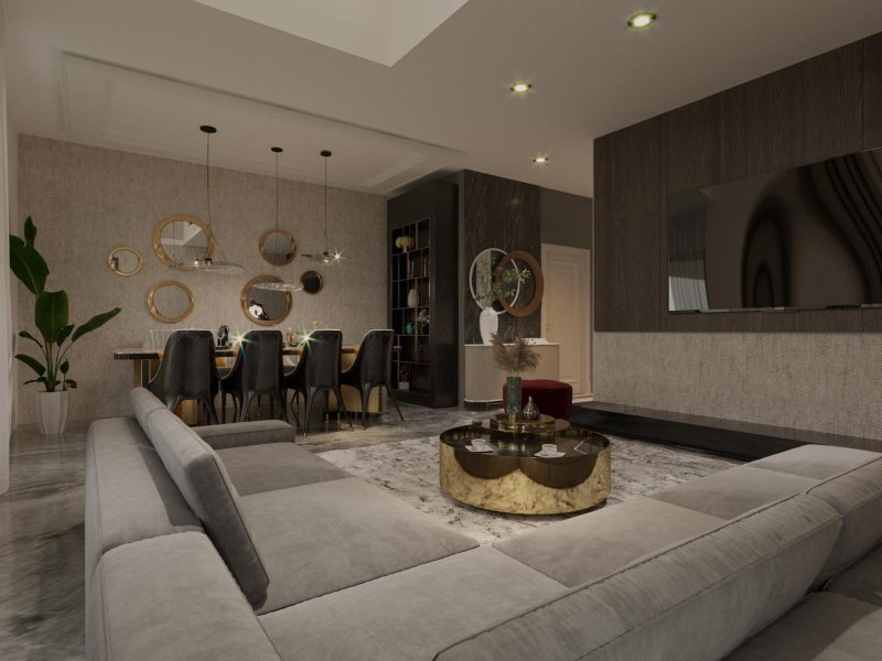 Ontwerptekening van Piga-huizen